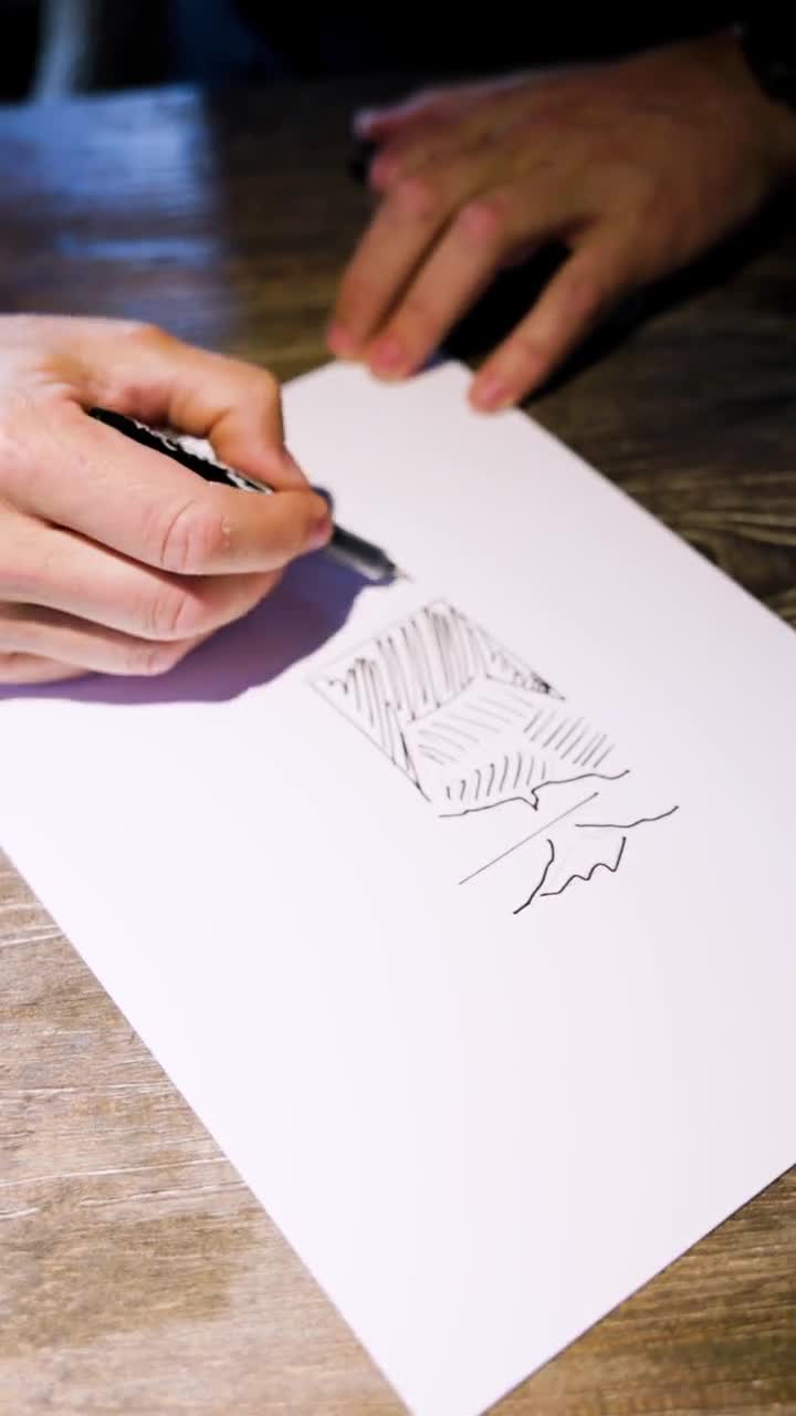 Pierre Winthrop dessine l'étiquette MAAK