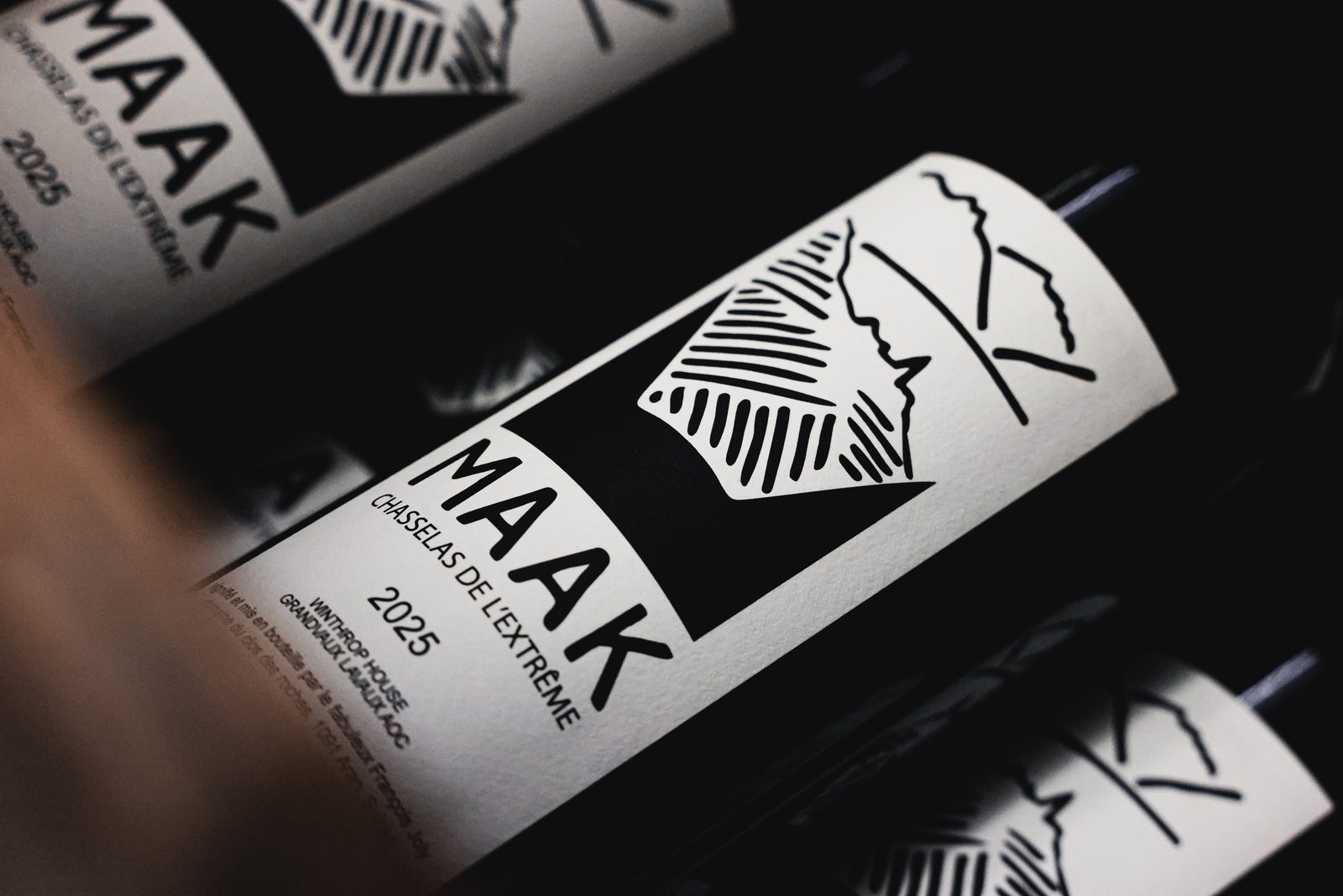 MAAK — Chasselas de l'Extrême 2025, bouteilles